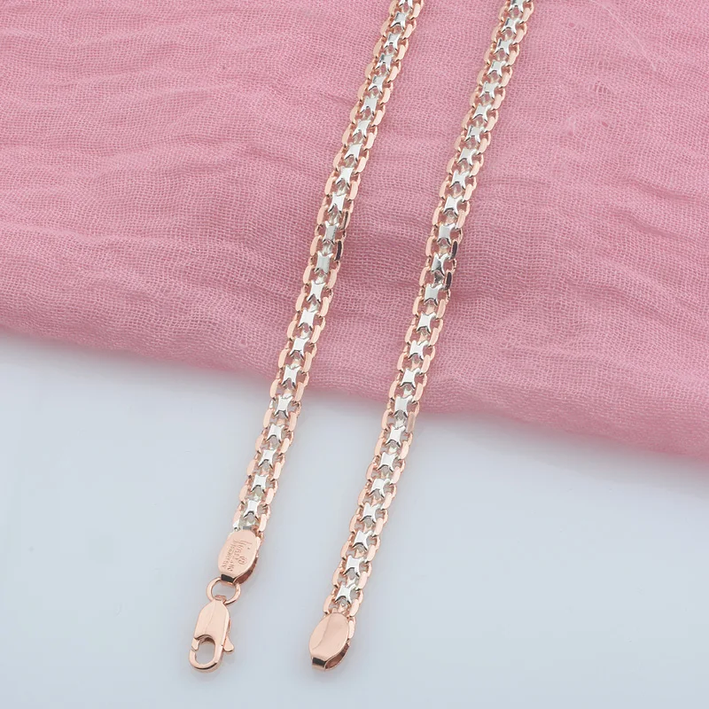 Ожерелье из плетеных цепей разных цветов для мужчин и женщин бижутерия 3 на выбор