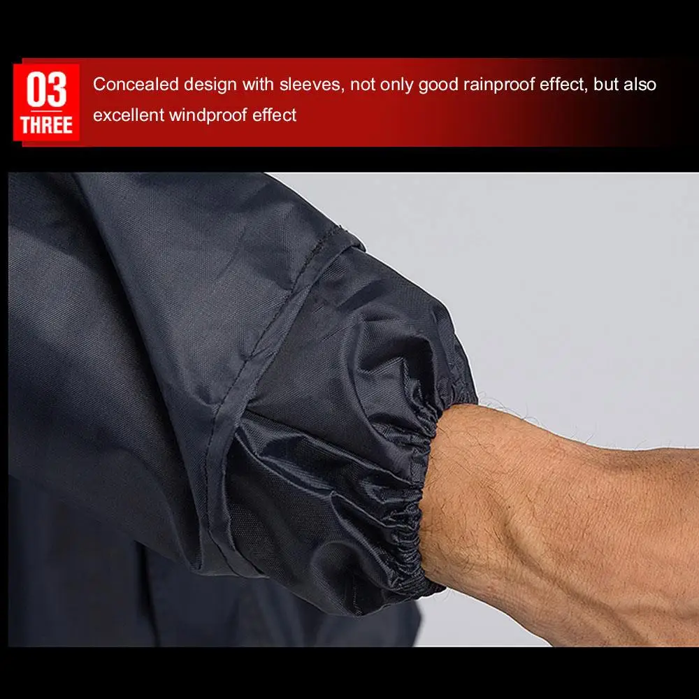 Пончо дождевик капюшон ночное отражение 2 шт./компл. уличная ветровка плащ