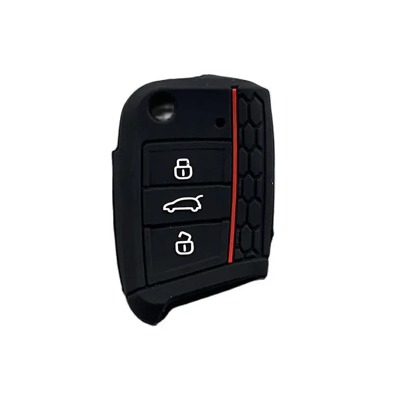 Силиконовый чехол для ключей от машины Volkswagen VW Golf 7 mk7 Seat Ibiza Leon FR2 Altea Aztec Skoda Octavia Key