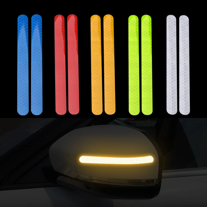 

2 шт., флуоресцентная светоотражающая лента