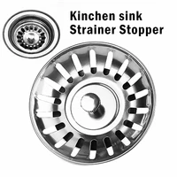 new kitchen sink strainer stopper cover stainless steel bathroom basin hair catcher trap floor waste plug sink filtre
