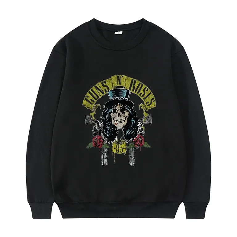 

Guns N Roses Slash 85 Sweatshirt Euro Size Clothes Fashion Unisex Crewneck Pullover Sweatshirts Men Women Oversize Streetwear