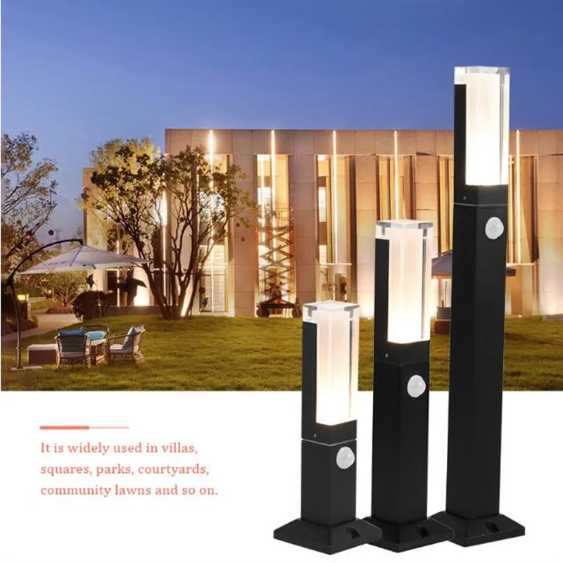 Светодиодный светильник для газона алюминиевый водонепроницаемый IP65 12 Вт 85-265 в |