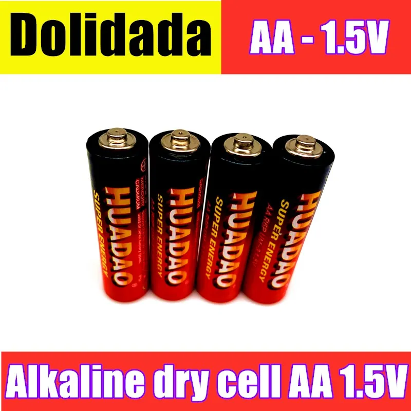 

Disposable Huadao alkaline dry battery AA 1.5V battery, suitable for camera, calculator, alarm clock, mouse, remote control