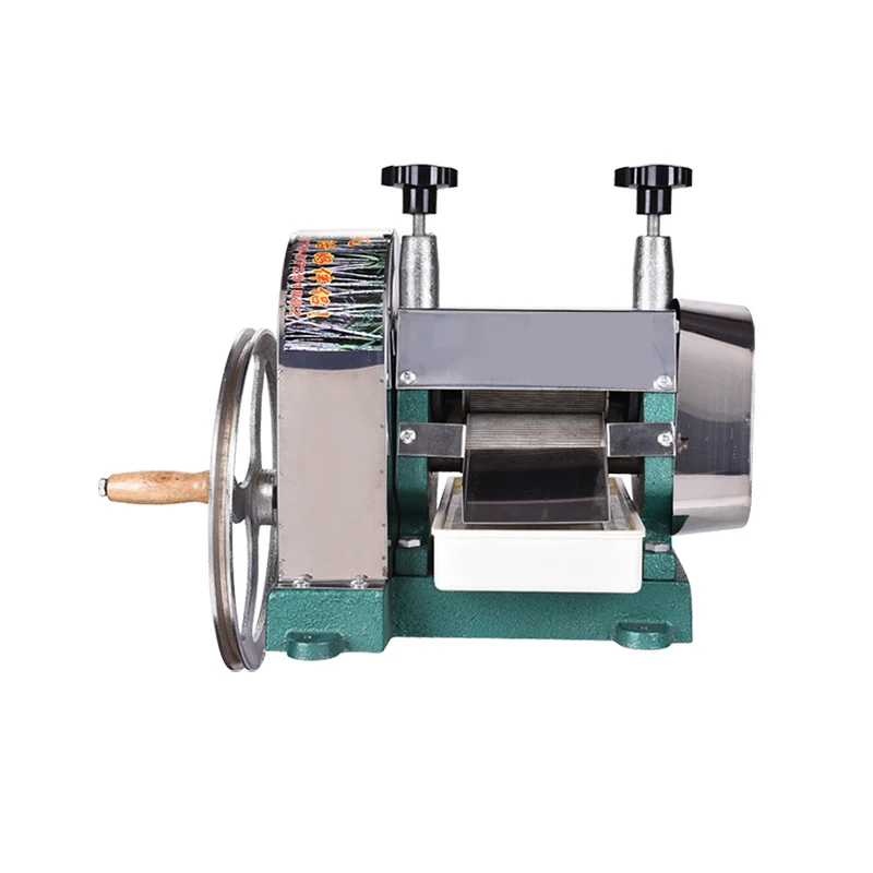 買取 50キログラム/時間家庭用ステンレス鋼ハンドクランクサトウキビジューサー商業手動コーヒーグラインダージュース抽出ジュースプレス