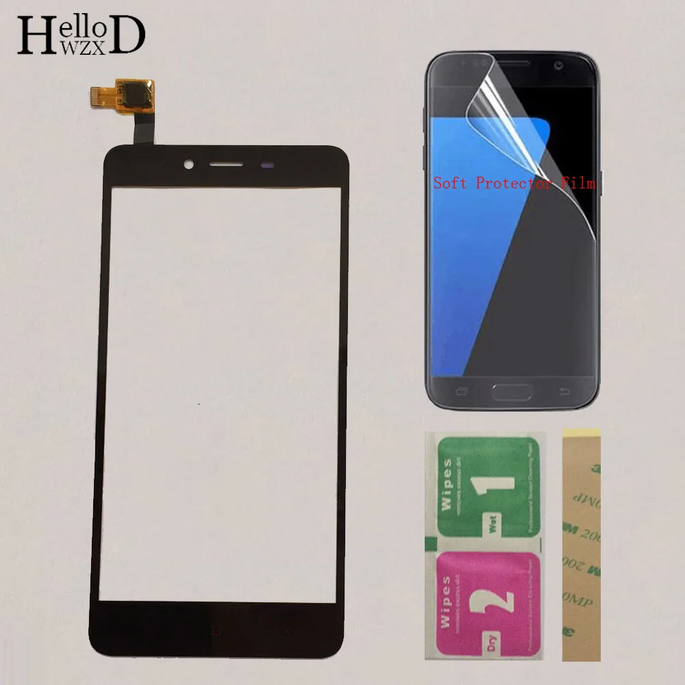 

Мобильный сенсорный экран 5,5 дюйма для XiaoMi Redmi Note 2, сенсорный экран, передняя панель, дигитайзер, датчик, Ремонт + защитная пленка