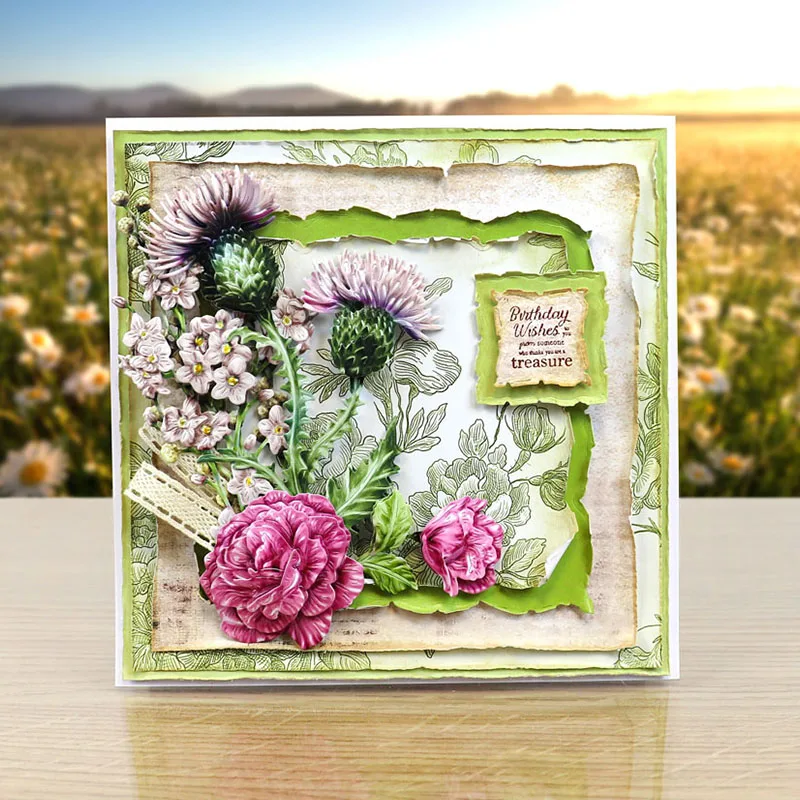 Очаровательные розы металлические Вырубные штампы вырубные для изготовления