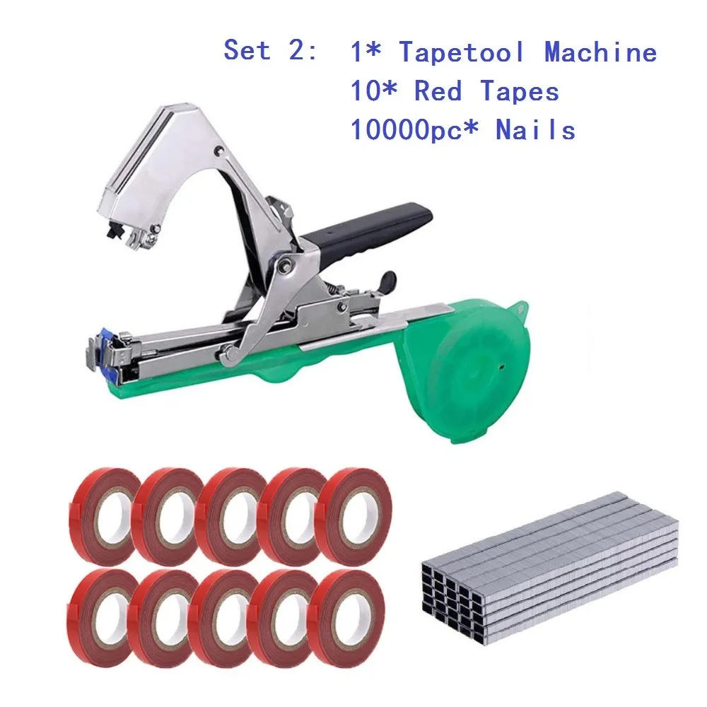 

Garden Tools Garter Plants Plant Branch Hand Tying Binding Machine Minced Vegetable Tapetool Tapener Tapes Home Garden