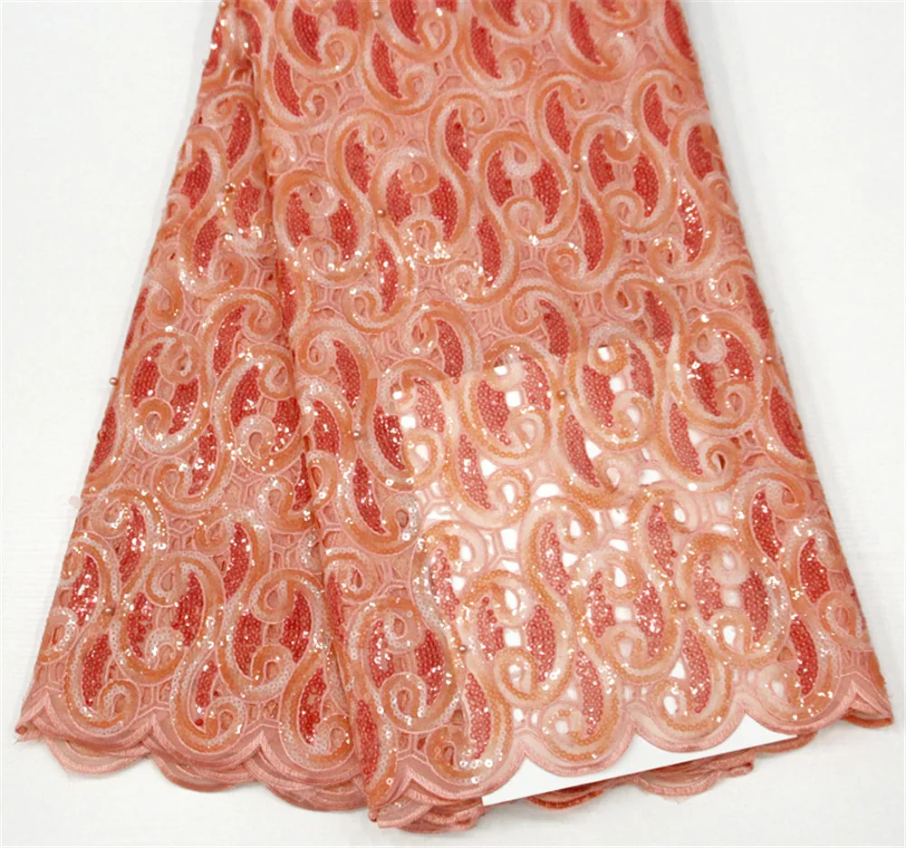 Последняя африканская органза кружевная ткань 2020 французское кружево с