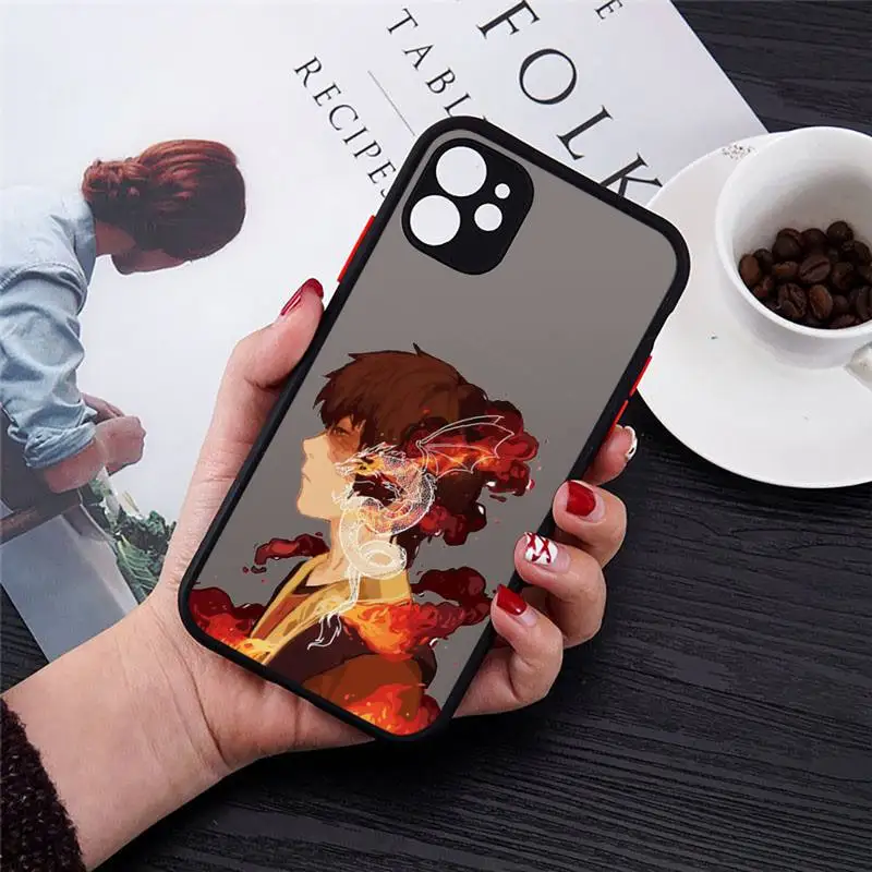 

Avatar The Last Airbender Phone Cases Matte For iPhone 12 Mini 11 Pro XR XS Max 7 8 Plus X Hard PC Back Cover