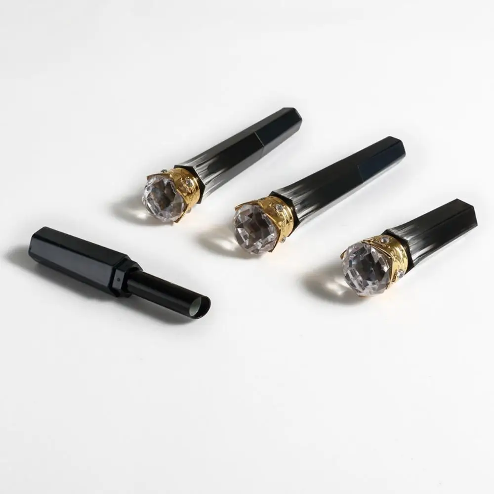 Новинка 1 шт. пустой тюбик для помады с алмазным черным градиентом бальзама губ