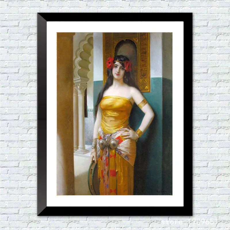 

cotton no frame classical palace figures woman lady canvas printings oil painting printed on cotton wall art decoration picture
