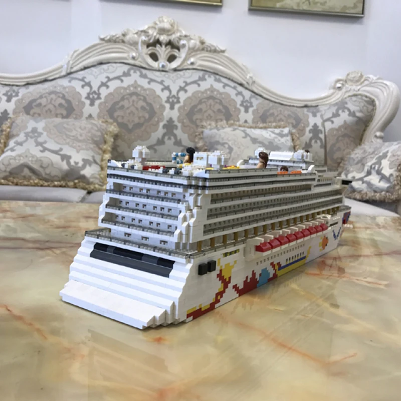Роскошный Лайнер для круизного лайнера большая лодка 3D модель 4950 шт. сделай сам