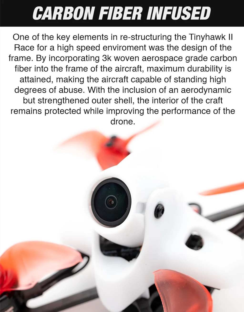 Квадрокоптер EMAX Tinyhawk 2 RACE BNF 90 мм F4 5A 7500KV 200 мВт Runcam Nano FPV Racing RunCam 1/3 &quot700TVL CMOS AIO