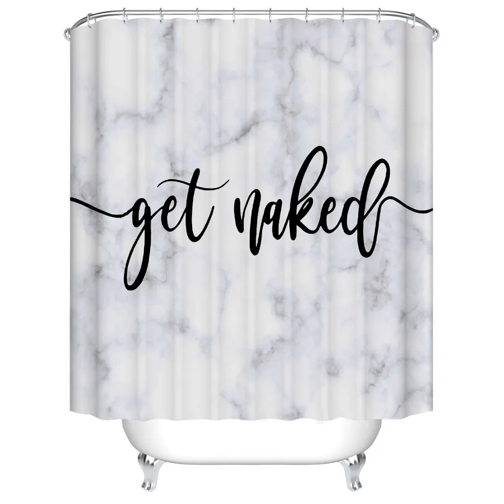 Шторы для ванной и душа в простом стиле водонепроницаемые занавески из