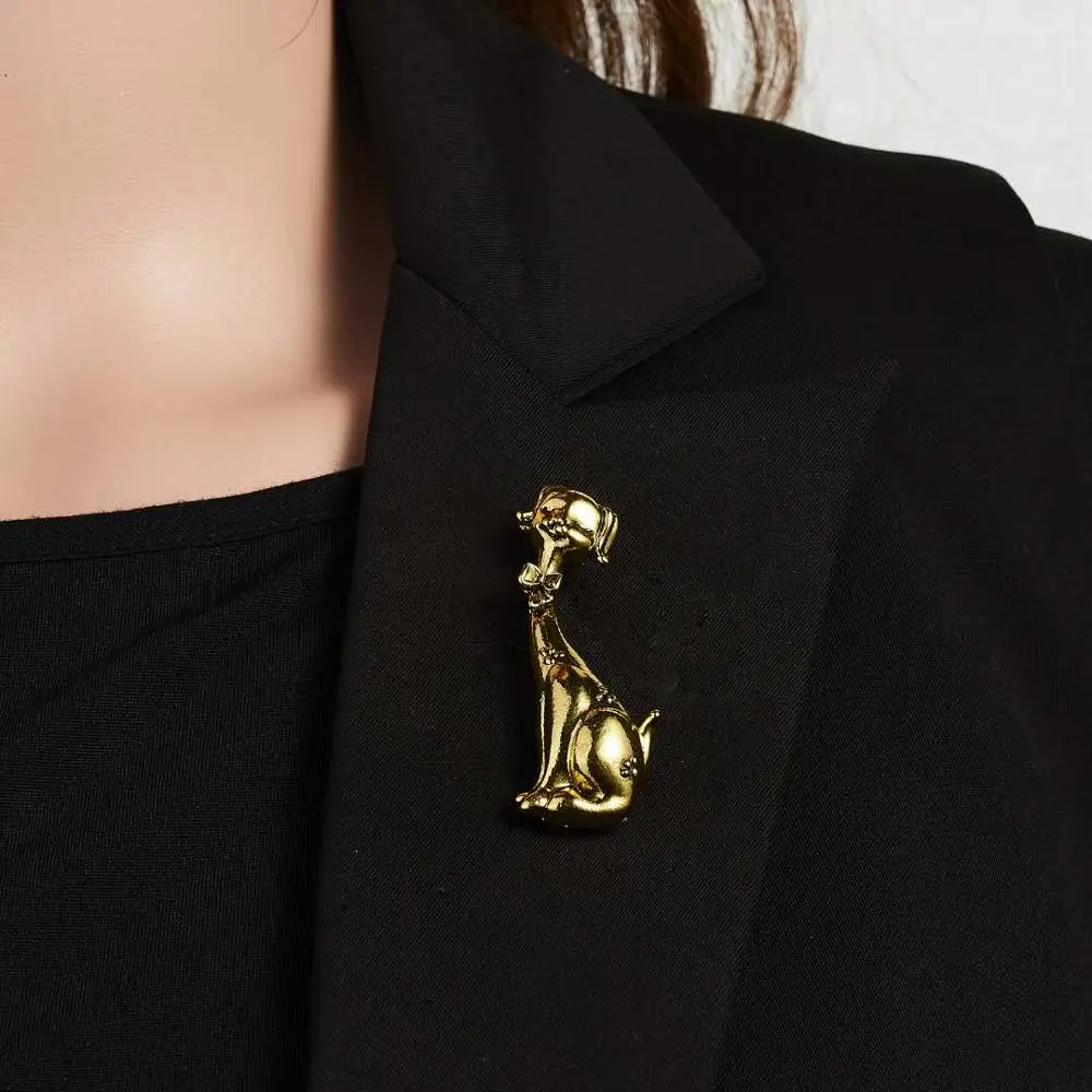 Новая мода ретро животное брошь Dayan Ежик котенок щенок Роза лук стрелы мужчины и