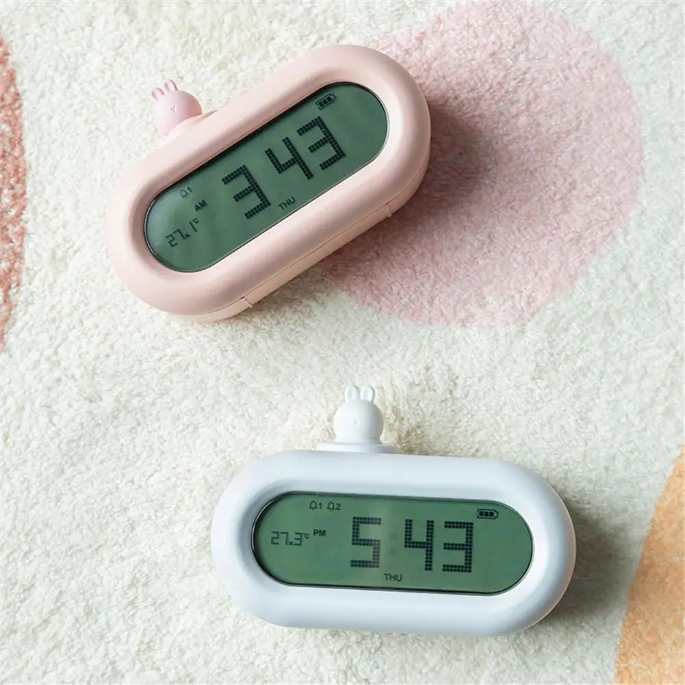 

Cute Night Light Multi-function Electronic Alarm Clock Electronic Timer