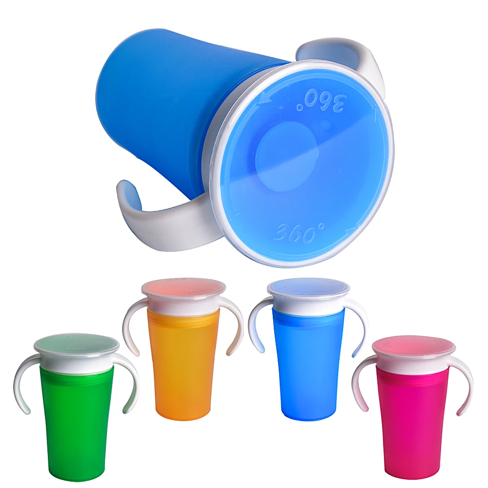 1 шт. 360 детские чашки можно поворачивать чашка для обучения детей питья