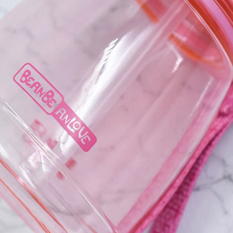 

Children's Water Cup Leak-proof Straw Bottle Summer Student Kettle Cute Portable Plastic Sport Bottles For Kids