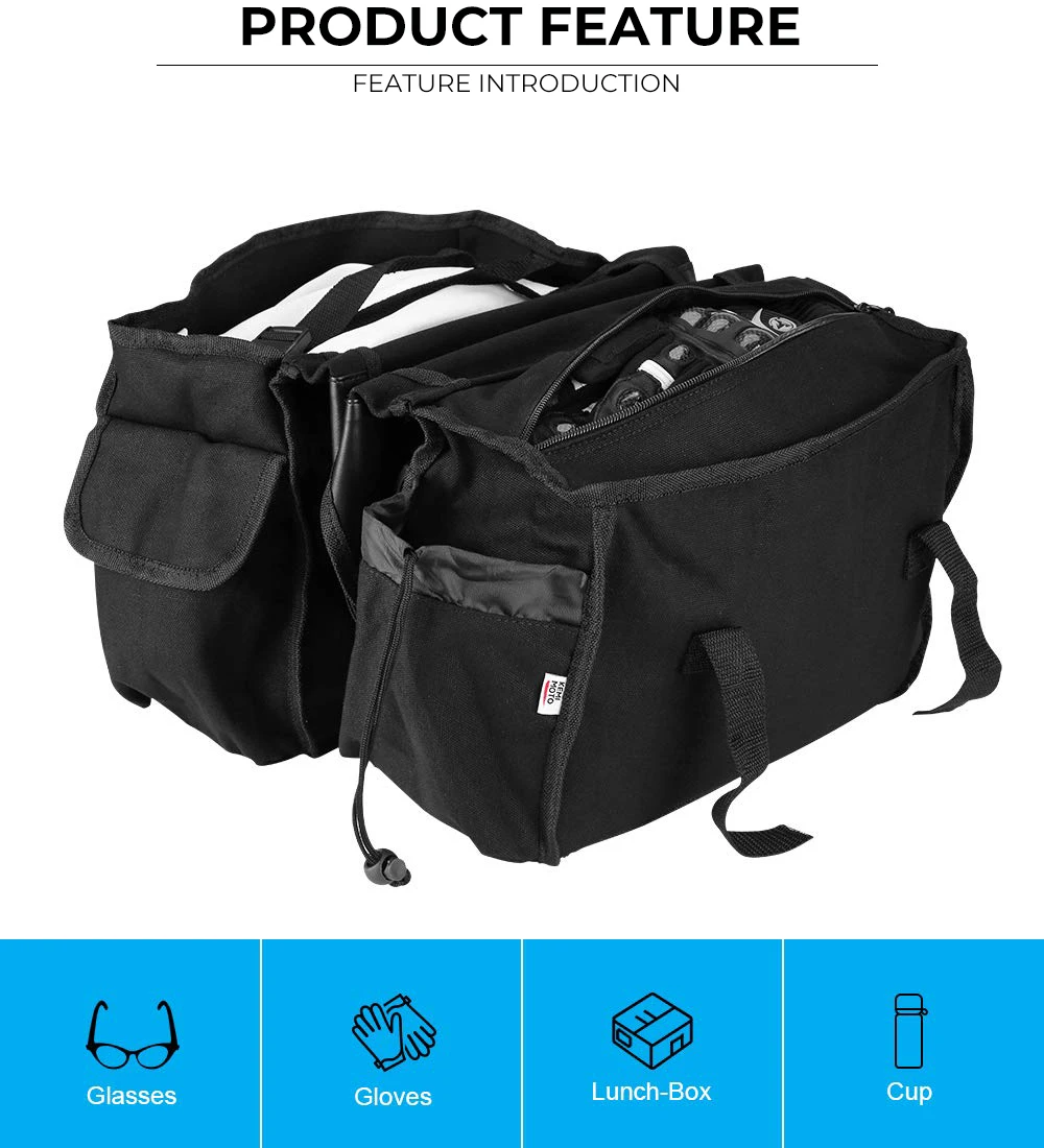 Черная мотоциклетная сумка 600D oxford Saddlebags Equine Back Pack Холщовая Сумка для Touring Sportster XL883 XL1200 для Kawasaki