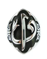 Surah written Vav aleph Thumb Ring in Traditional Archer 925 Sterling Adjustable Silver Men 'S Ring Gift men's ring