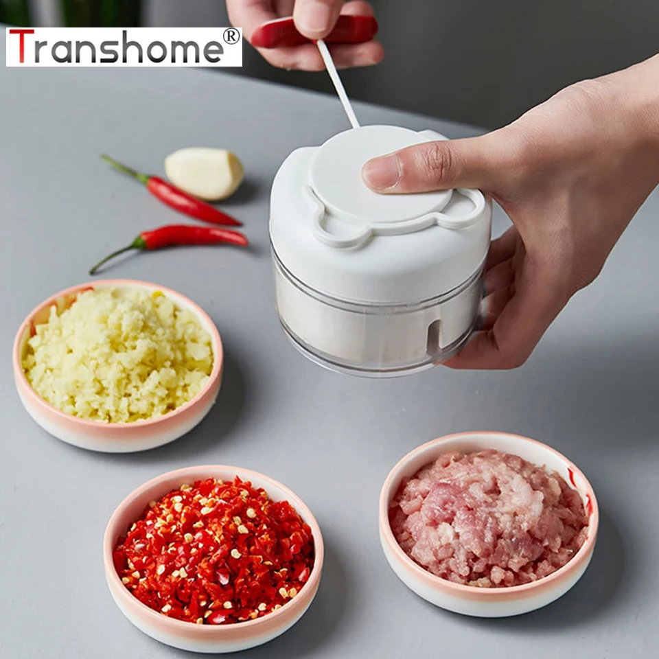 Transhome Строительная дробилка домашний ручной измельчитель овощей мяса лука
