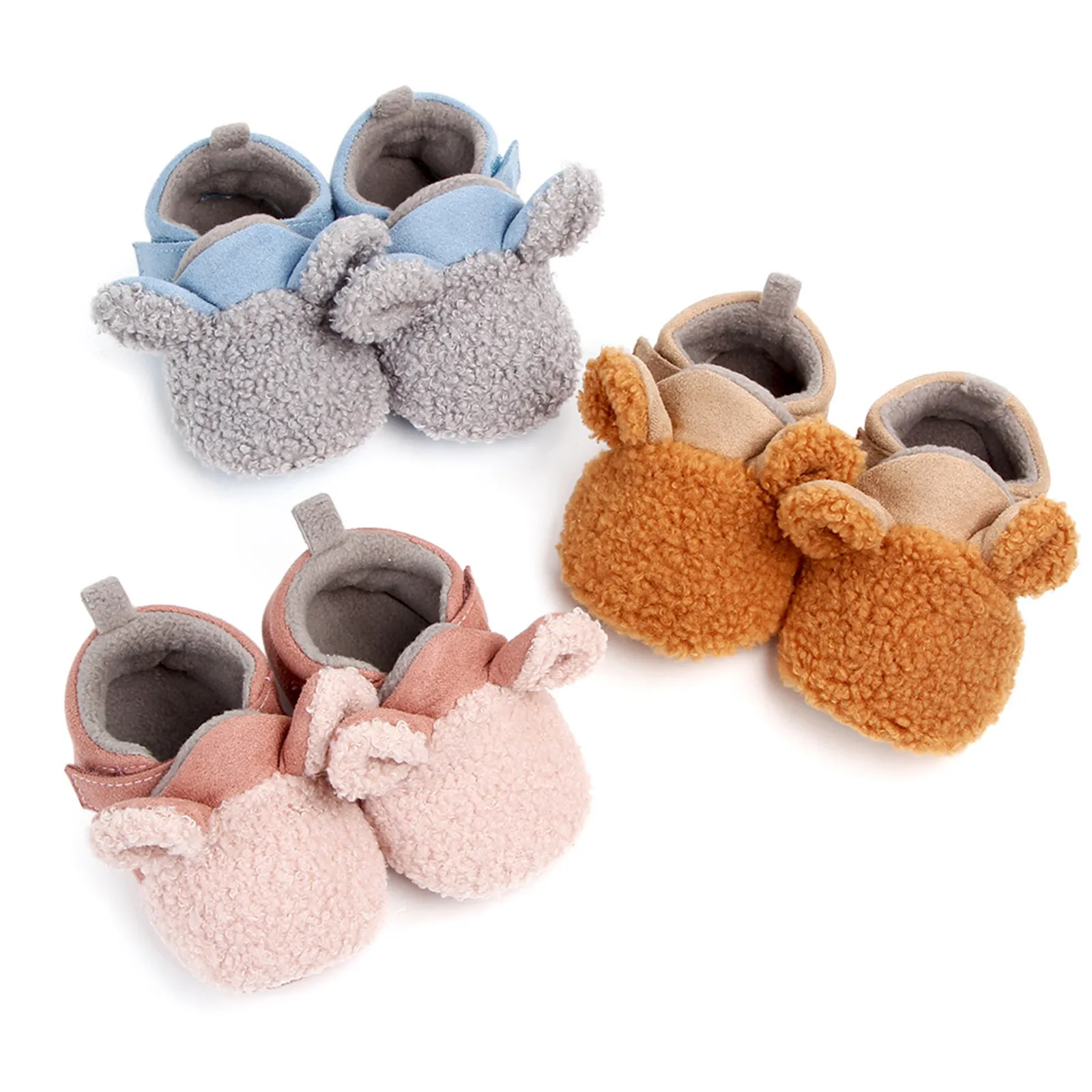 

Toddler Warm Shoes Infant Baby Girls Boys Plush Animal Prewalker Sneakers Cute Bear Crib Warm Causal First Walker Shoes Zapatos