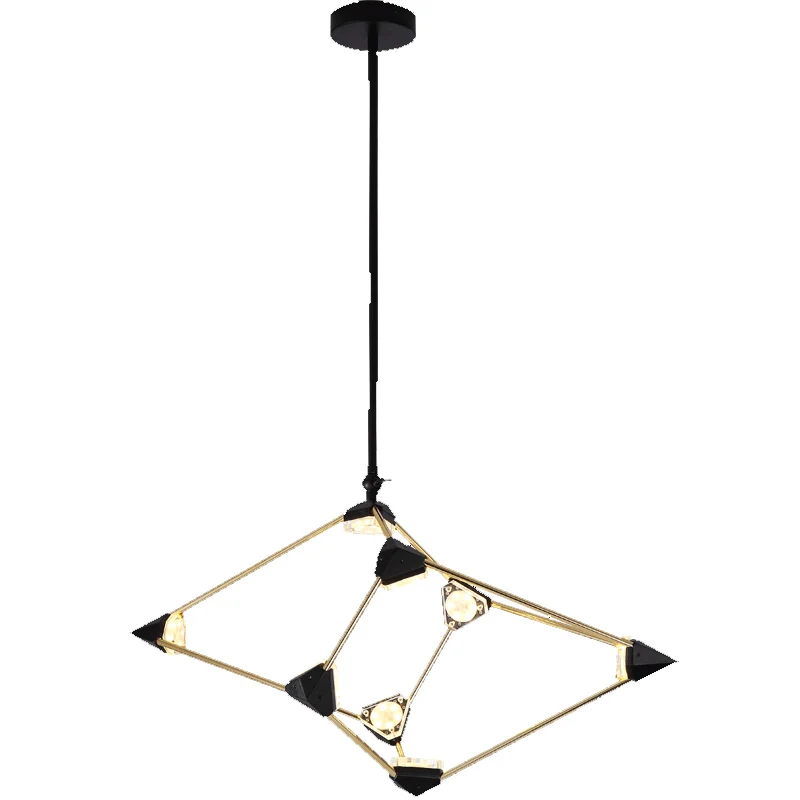 Черный винтажный промышленный подвесной светильник скандинавский Ретро s