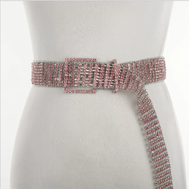 Новинка в европейском и американском стиле роскошный женский пояс восемь рядов