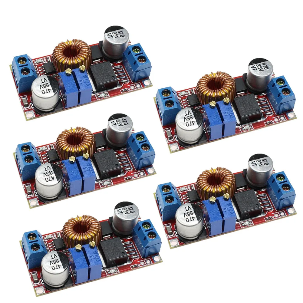 

5pcs XL4015 5A DC Step Down Voltage Converter Constant Current Power Module Power Tools For Battery Charging