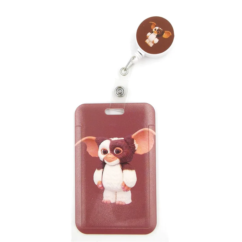 

Gremlins Gizmo мультфильм милые кредитные держатель для карт с ремешком Для женщин, мужчин и детей студентов выдвижной Бейдж ID Имя автобус зажимы ...