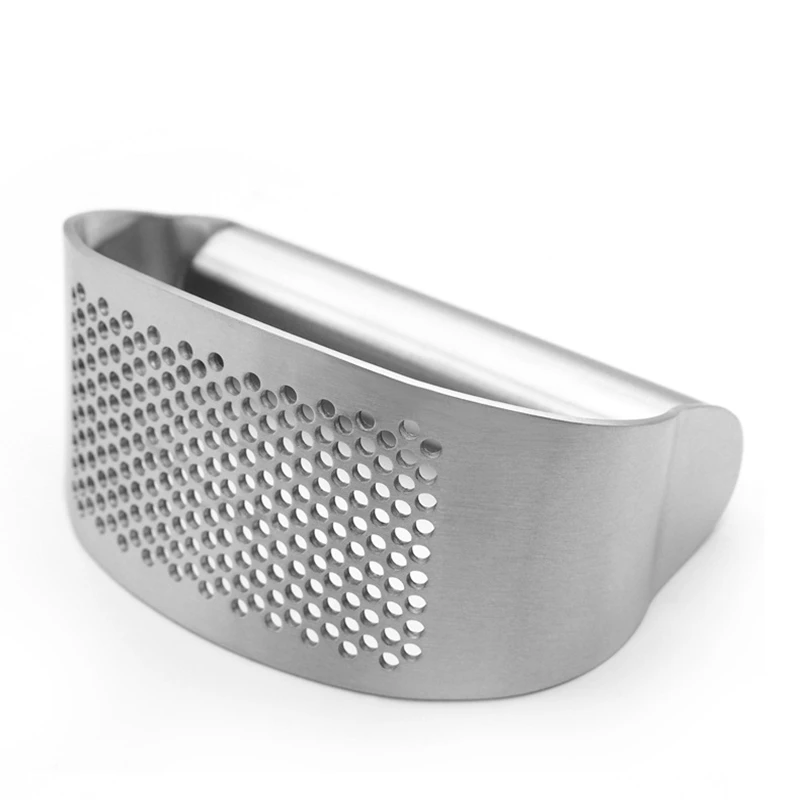

Multi-function Manual Garlic Presser Curved Garlic Grinding Slicer Chopper Stainless Steel Garlic Presses Cooking Gadgets Tool