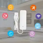 Смарт-датчик утечки воды Tuya с Wi-Fi и управлением через приложение