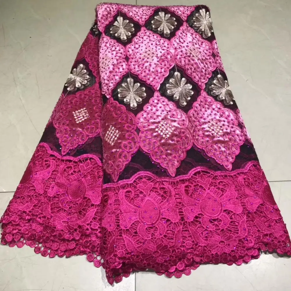 

Newcoming net tulle lace fabric with velvet cloth with stones 5yards african velvet lace fabric for women dress NLYJUL301