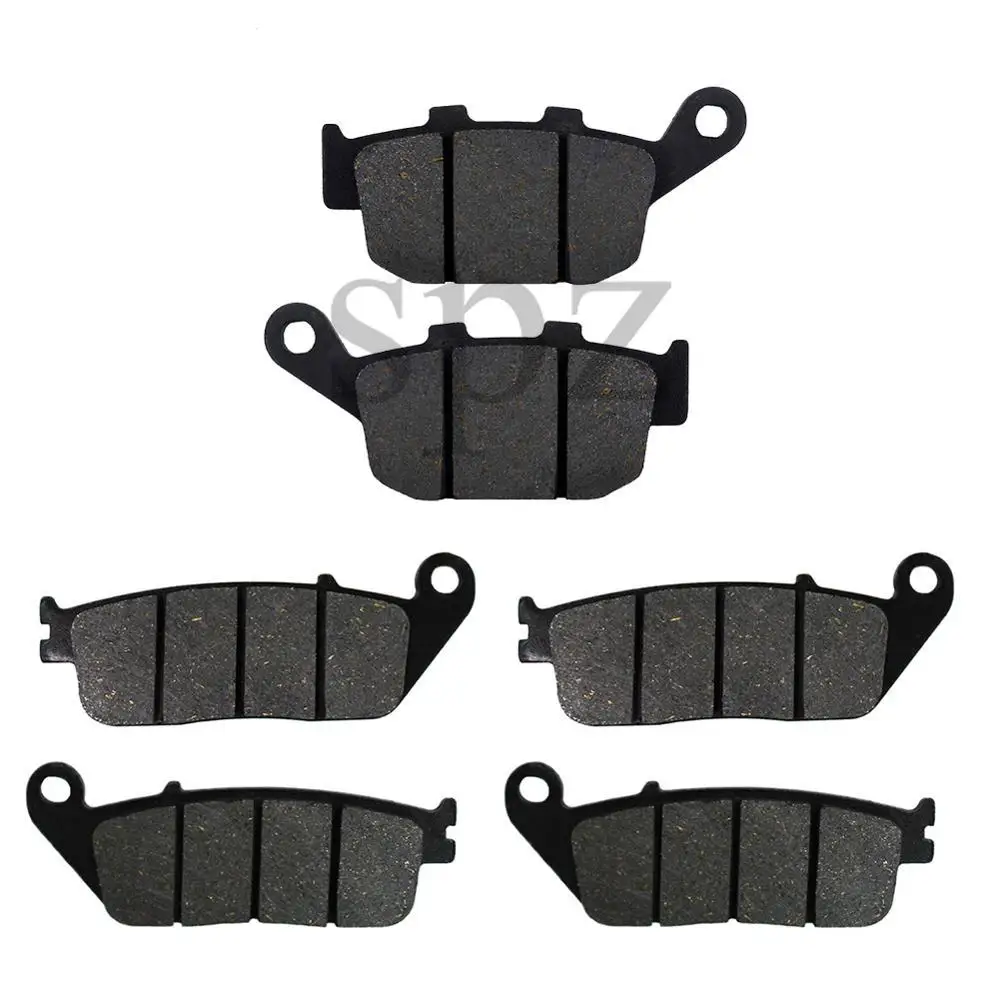 

Motorcycle Front + Rear Brake Pads Disks for Kawasaki KLE 650 Versys / LT (ABS/Non ABS) (15) KLF650 LT142-142-140