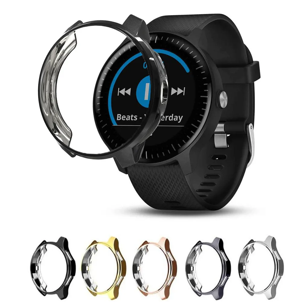 Силиконовый резиновый защитный чехол для часов Garmin Vivoactive 3 чехлы Vivoactive3