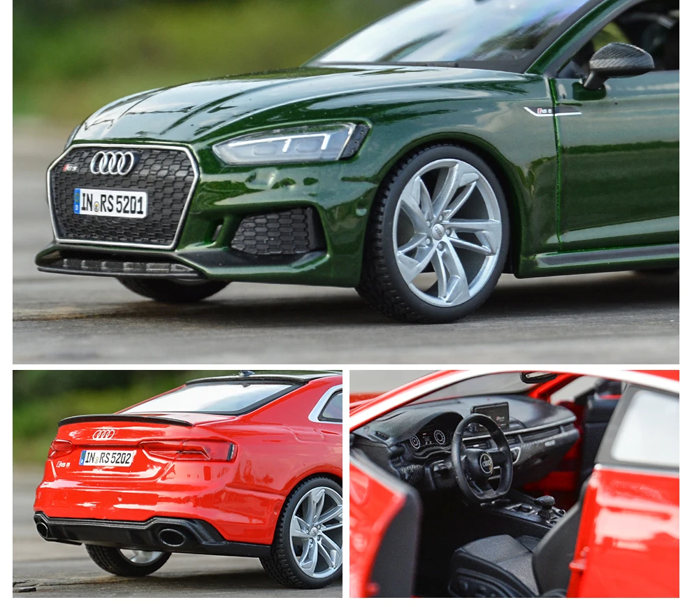 Bburago 1:24 Audi RS5 Coupe спортивный автомобиль статическая литая модель сплава Модель автомобиля