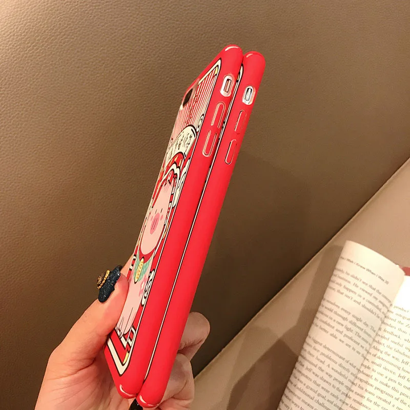 Милый чехол для телефона с изображением из мультфильма Lucky Cat iPhone 6 6s 7 8 Plus X Xs XR Max |