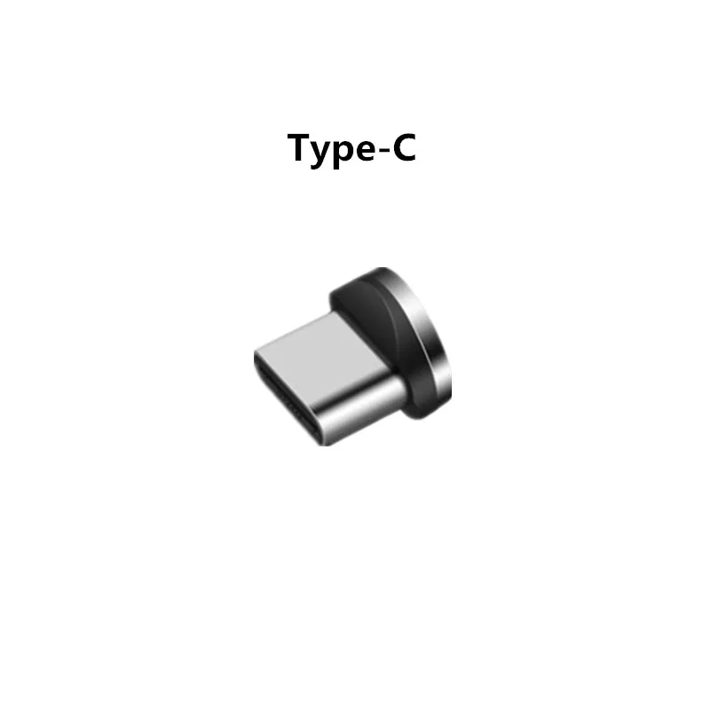 Silver Type-C Plug 3/6/10FT USB Магнитная Зарядка Зарядное устройство Тип кабеля type-c для Apple iPhone 8 7 6s samsung Лот - Цвет: Silver Type-C Plug