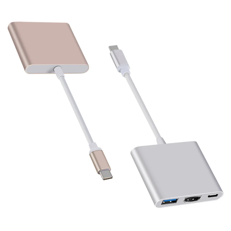 USB Type C к HDMI 3 0 зарядный адаптер конвертер 1 концентратор для MacBook|Кабели HDMI| |