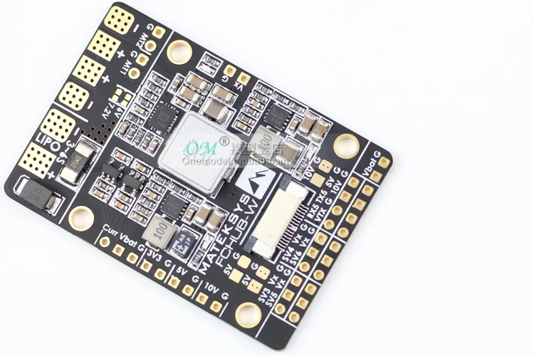 Matek Mateksys PDB FCHUB-W 3-6S Встроенный 4 BEC 5V/10V 2A Датчик тока специальная распределительная