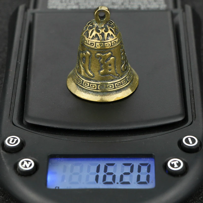 Винтажные латунные маленькие часы с мантрой брелоки подвески медный