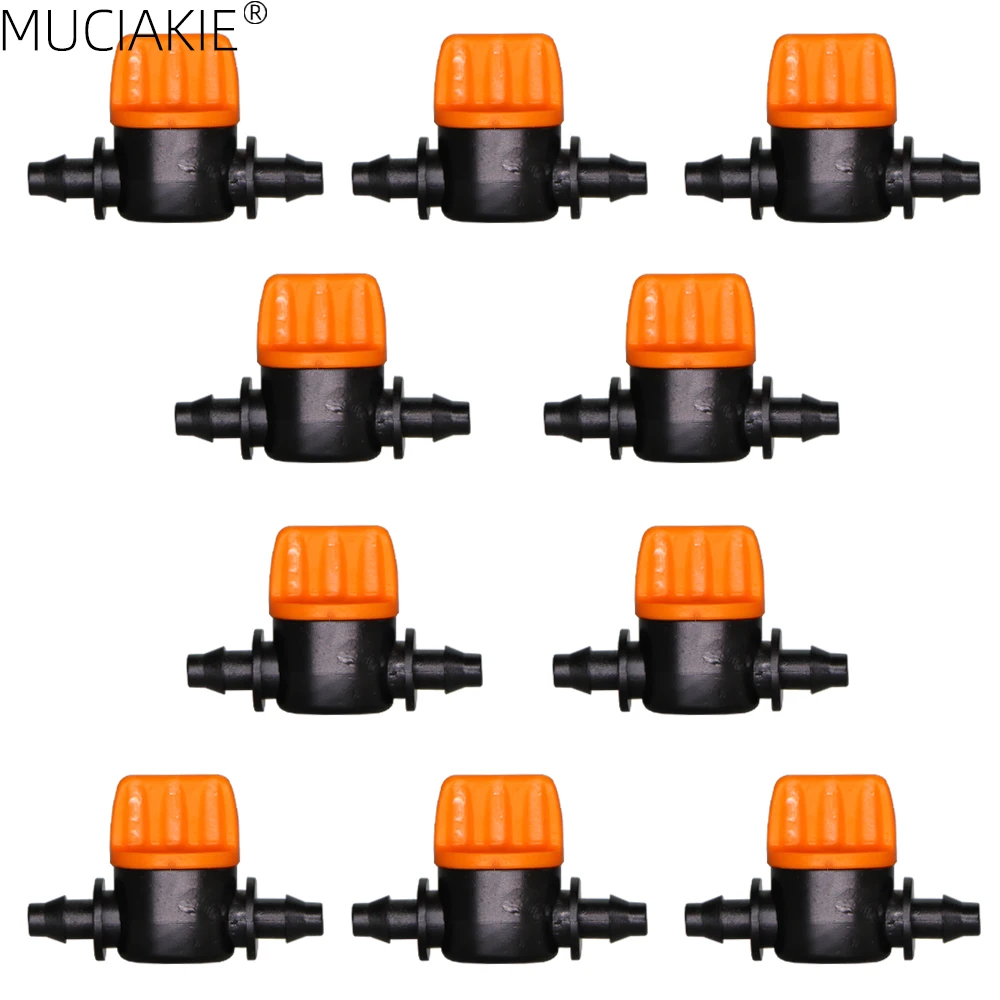 

MUCIAKIE запорные клапаны для шланга 4/7 мм, пластик, 10 шт.