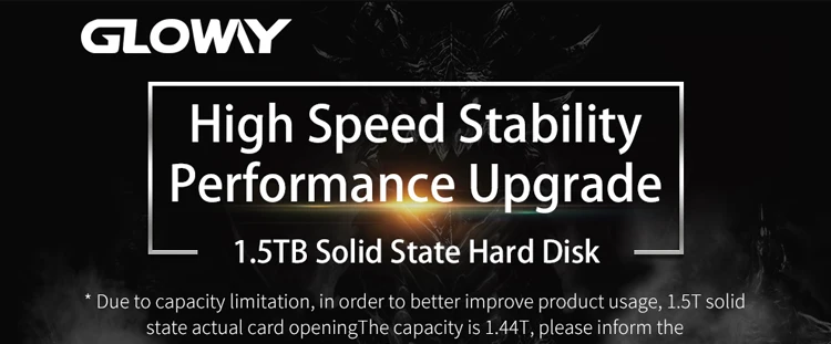 Gloway 1,5 ТБ 2 ТБ Внутренний твердотельный диск HDD жесткий диск SATA 3 2,5 для ноутбука Настольный SSD диск 1,5 T 2T