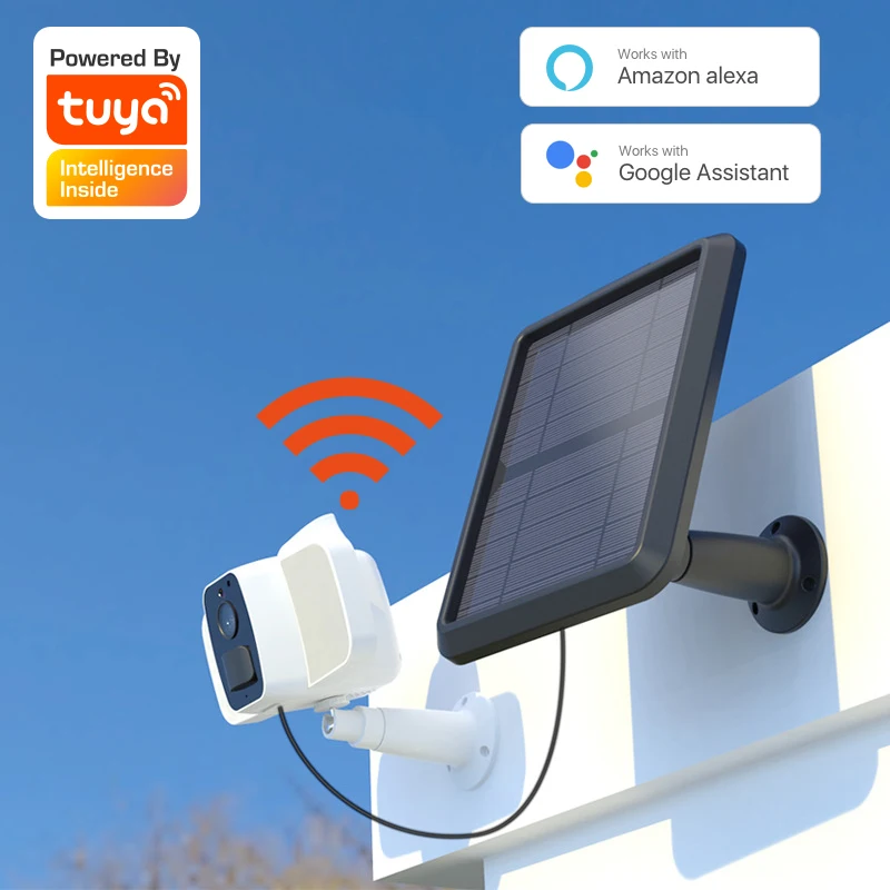 

Камера на солнечной батарее Tuya, Wi-Fi, 1080P, 10000 мАч