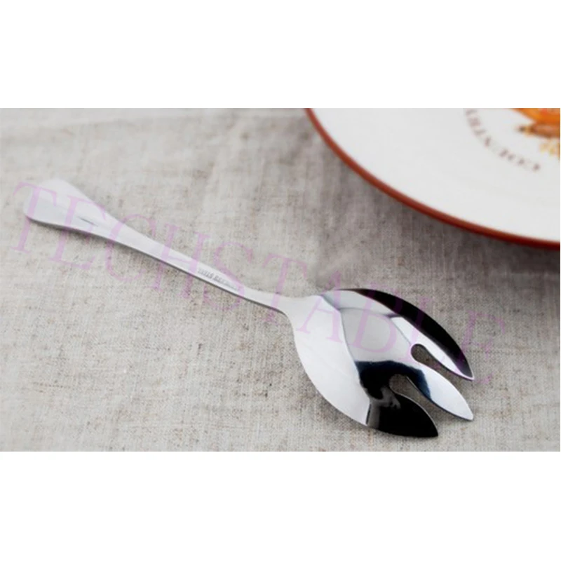 

BETOHE Western Food Necessary Salad Fork Spoon Noodles Stainless Steel Spoon Salad Spoon