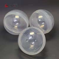 100pcslot diameter 75mm transparent empty plastic capsules toy egg balls container shell for kids gifts or vending machine