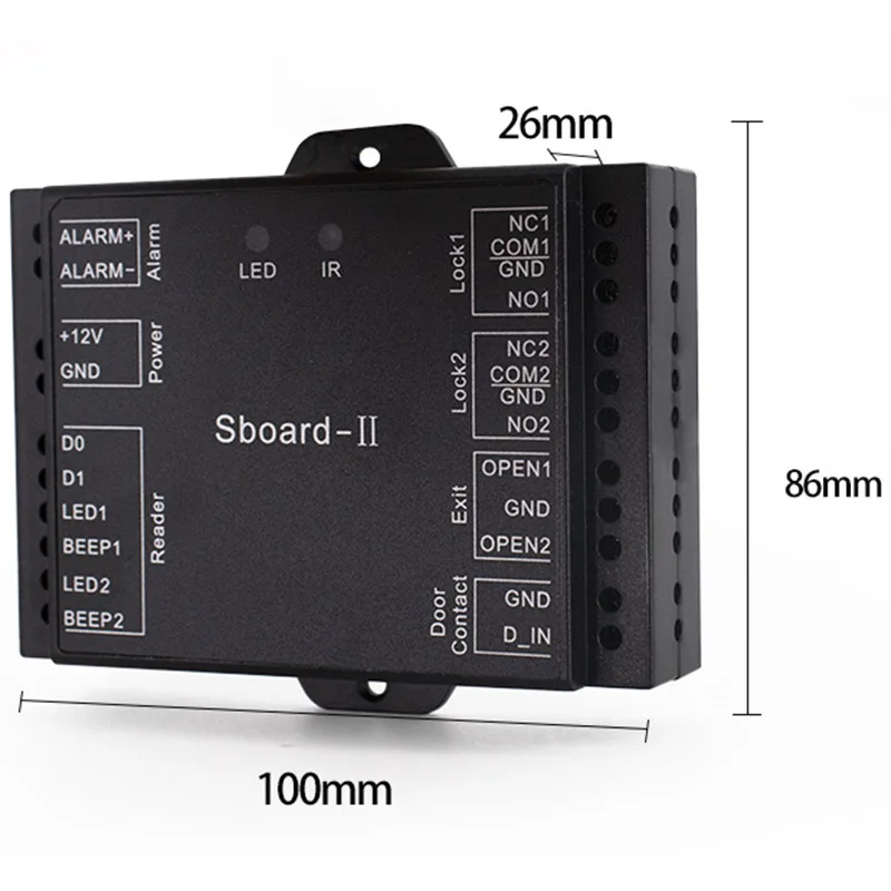 

Access Control Kits Dual Door Access Control Relay System Wiegand Interface Sboard-II Rfid Lock Door Access Control