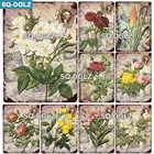 SQ-DGLZ цветник металлический знак Винтаж металла металлическая табличка оформление двора для Pub Бар домашний Настенный декор жестяная вывеска Роза плакат изготовленный на заказ