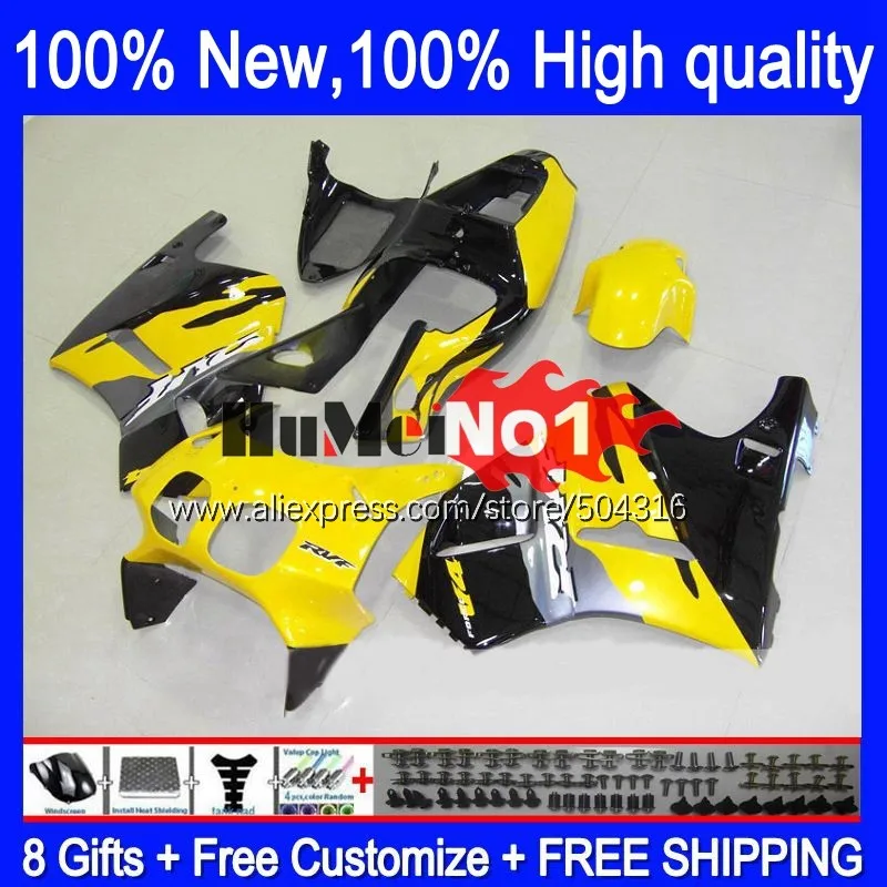 

Body For HONDA VFR400 R V4 VFR400RR RVF400R 150MC.177 RVF VFR 400 R RR 400R CC NC24 87 88 VFR400R 1987 1988 Fairing Yellow black